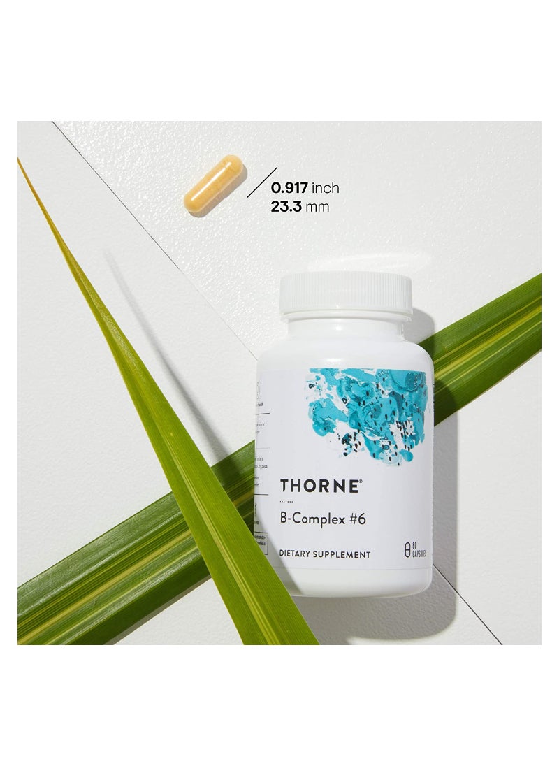 Thorne - B-Complex #6 Dietary Supplement 60 Capsules - Image 1