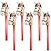 OBANGONG 6 Pcs Inflatable Stick Horse Toy for Kids Funny Balloon Horse Head for Baby Shower and Cowboy Party Supplies - Image 3