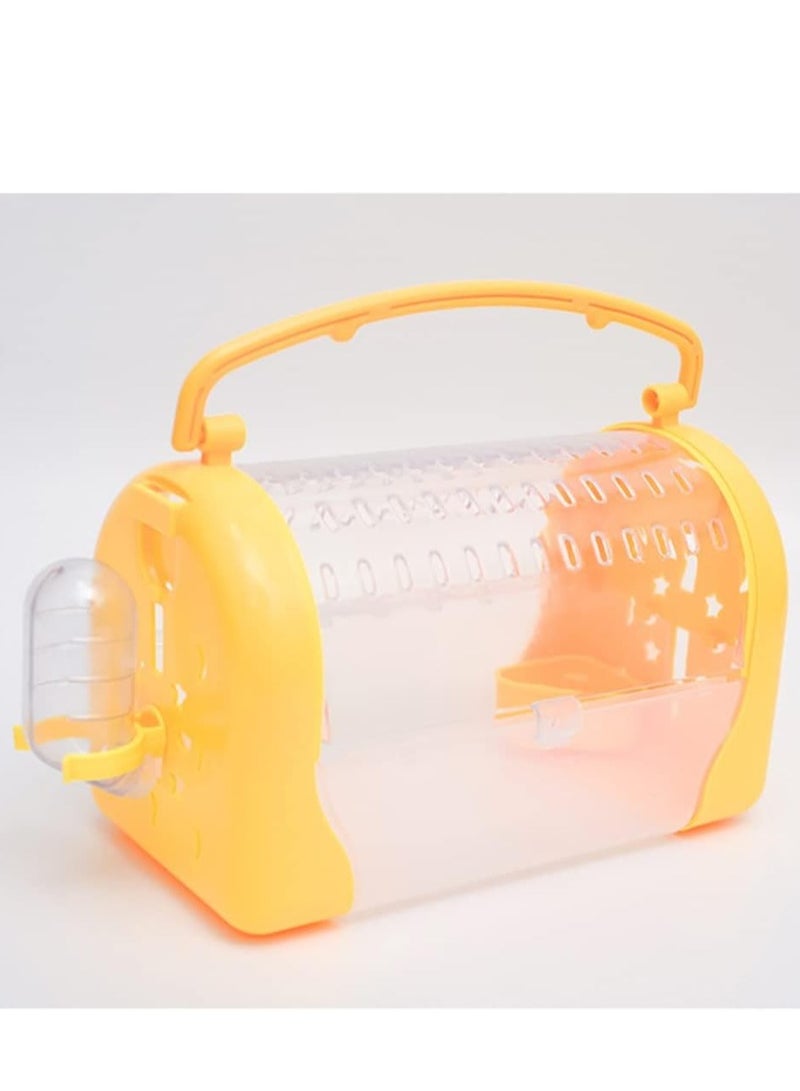 الهامستر الناقل قفص الحيوانات الأليفة الصادرة قفص الحقيبة الفئران خنزير غينيا السفر النقل - Image 1