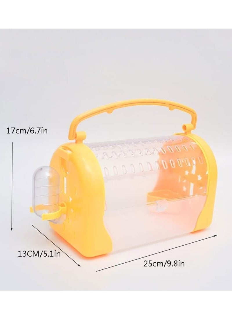 الهامستر الناقل قفص الحيوانات الأليفة الصادرة قفص الحقيبة الفئران خنزير غينيا السفر النقل - Image 2