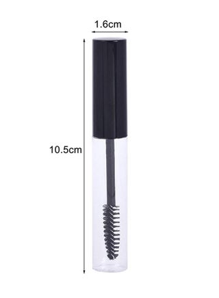 3-Piece 10 ml Empty Mascara Tube with Eyelash Wand, Eyelash Cream Container Bottle for Travel Outgoing - view 2