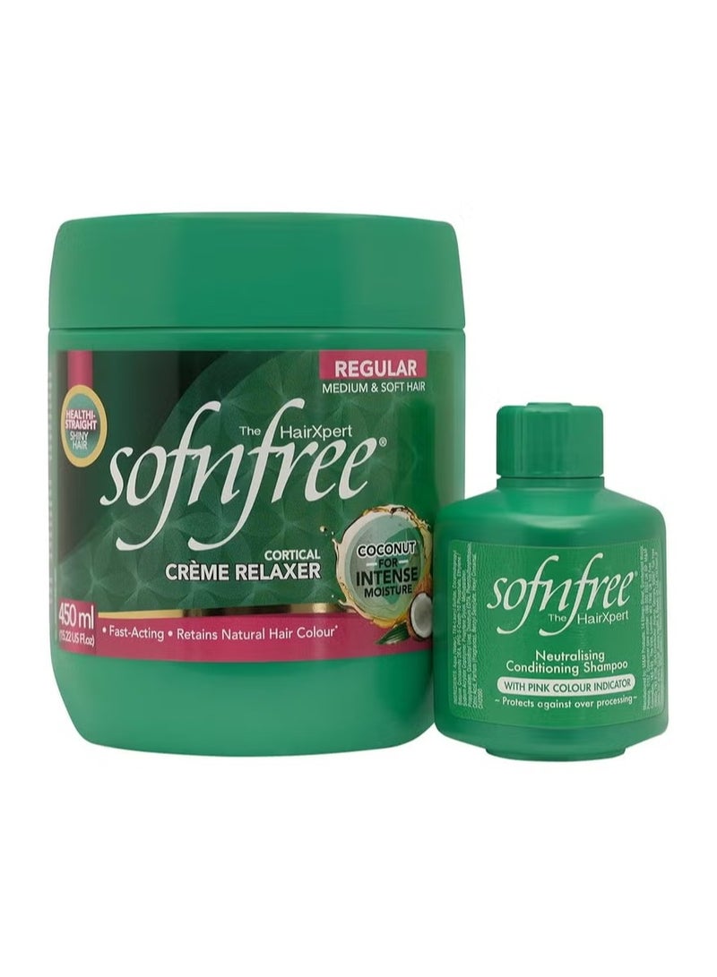 سوفن فري Cortical Relaxer Hair Cream 450ml