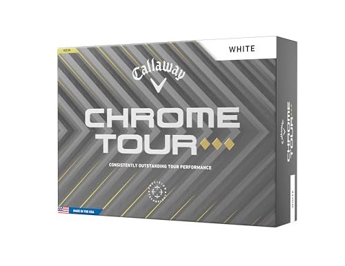 Callaway Golf Chrome Tour Triple Diamond Golf Balls White - Image 1