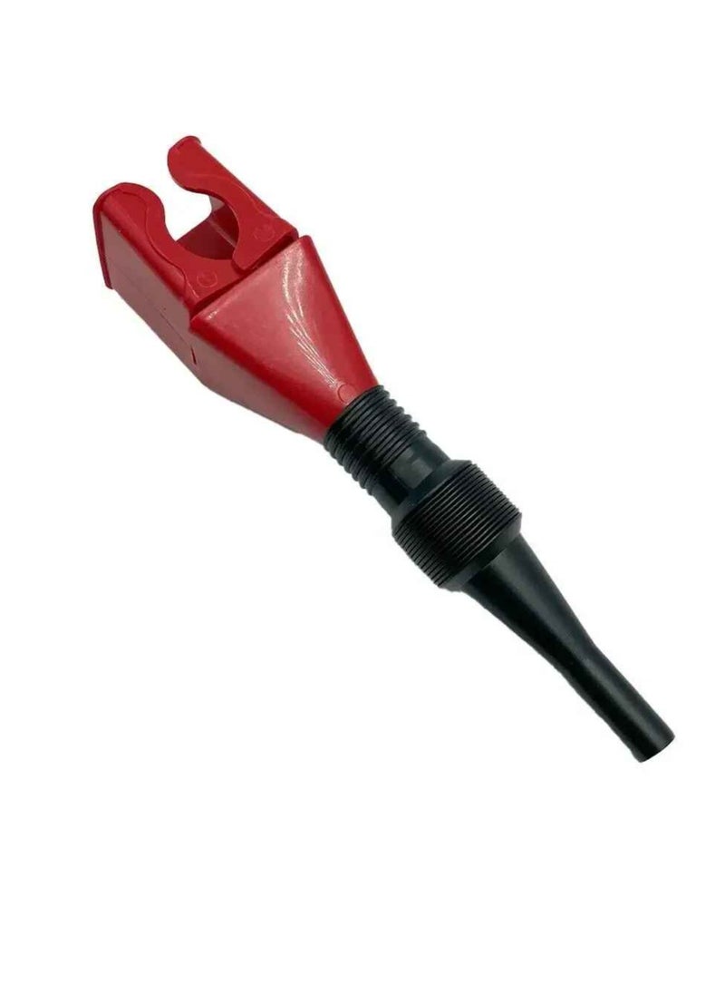 Generic Refueling Funnel, Gasoline Engine Plastic Oil Funnel Filter, Flexible Draining Tool Snap Funnel, All Purpose Automotive Funnel For Cars And Motorcycles, (1pc, Red)  - Image 1