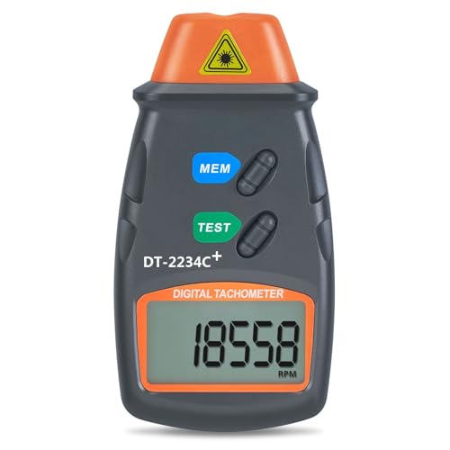 AGPtek® Professional Digital Laser Photo Tachometer Non Contact RPM Tach - Image 1