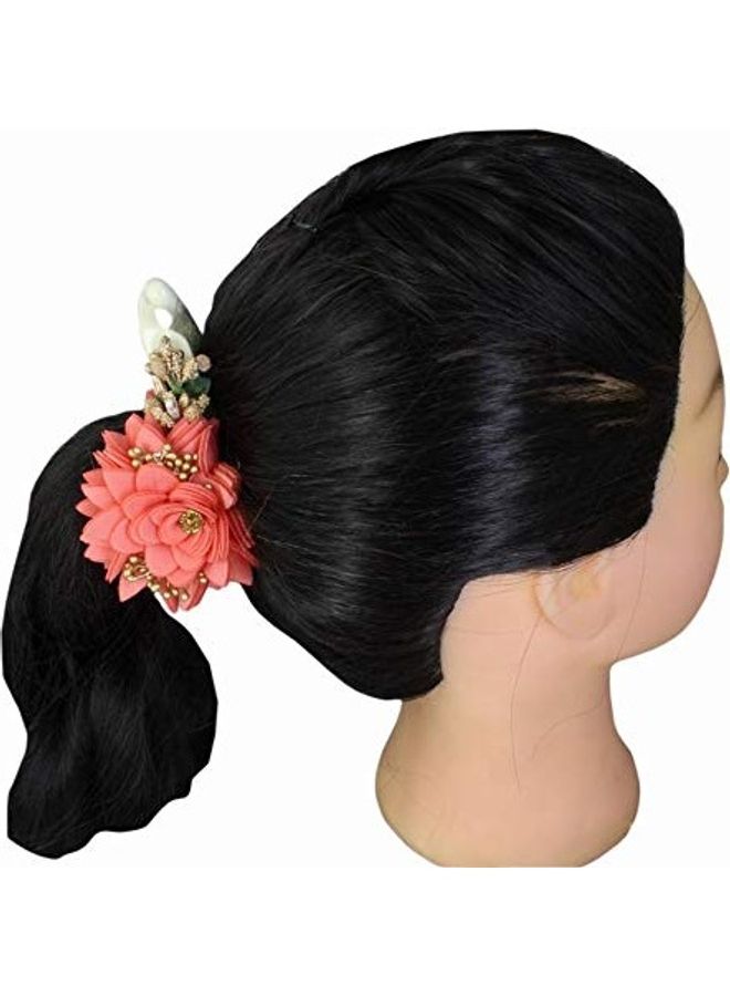 NIBEMINENT Flower Peach Banana Clip Multicolour - Image 3
