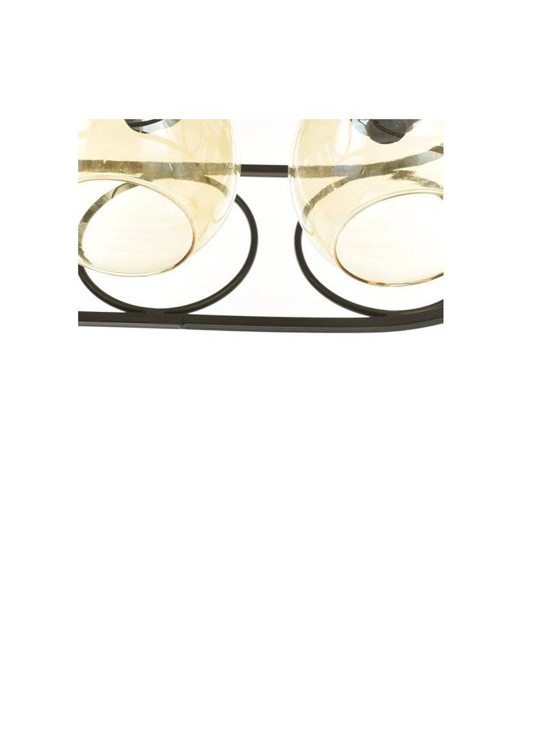 Modern Chandelier (Oval Shape) - Black - Image 3