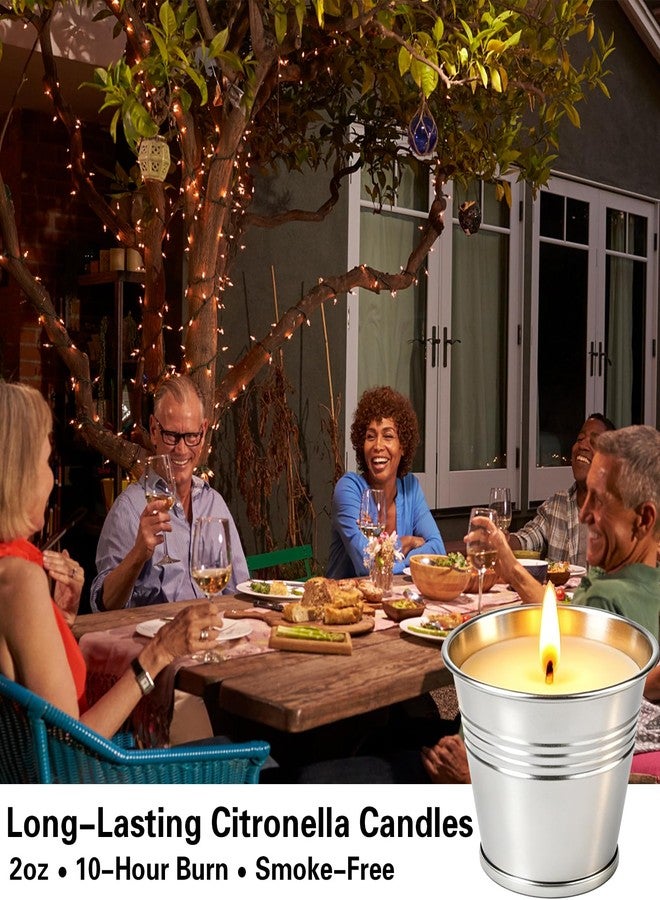 Jayhanvoe Citronella Candles Outdoor 16 Pack, 2 oz Small Tin Candles for Patio, Natural Soy Wax Candle with Citronella Oil, 160 Hours Total Burn Time for Backyard, Garden, Deck, Camping, Summer Parties - Image 4