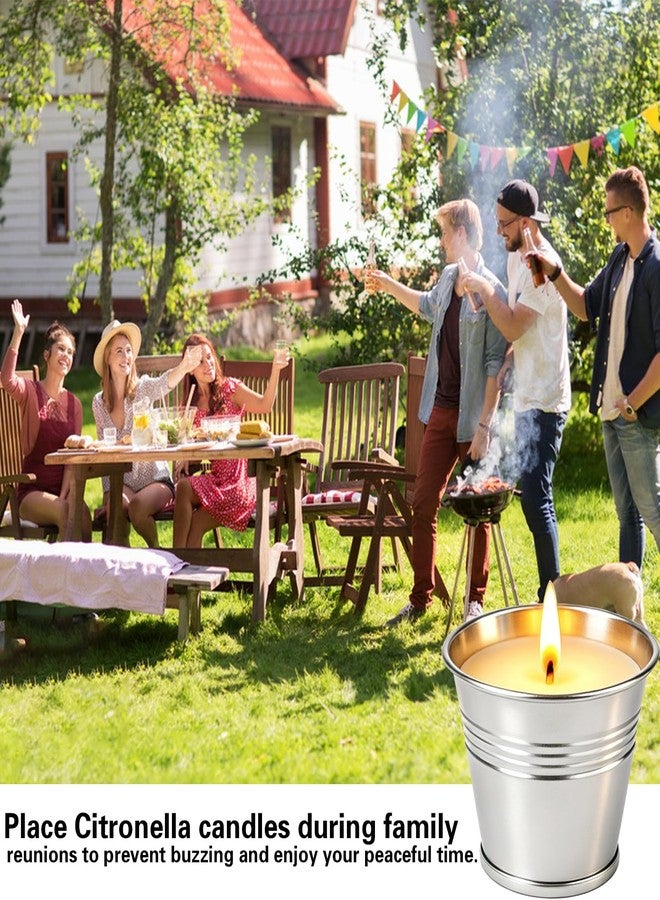 Jayhanvoe Citronella Candles Outdoor 16 Pack, 2 oz Small Tin Candles for Patio, Natural Soy Wax Candle with Citronella Oil, 160 Hours Total Burn Time for Backyard, Garden, Deck, Camping, Summer Parties - Image 5