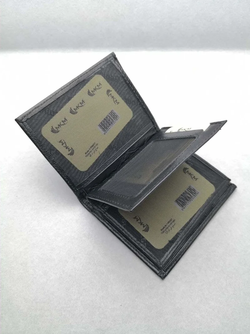 ام كي ام Black Men's Leather Wallet