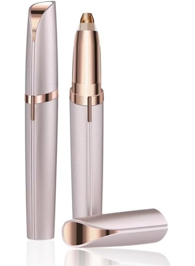 Gecomo Portable Electric Eyebrow Trimmer Pen for Women - Painless Hair Remover for Face, Fingers, Legs - Image 1