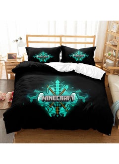 Minecraft Game Peripheral Bedding Three-Piece Set 200*200cm