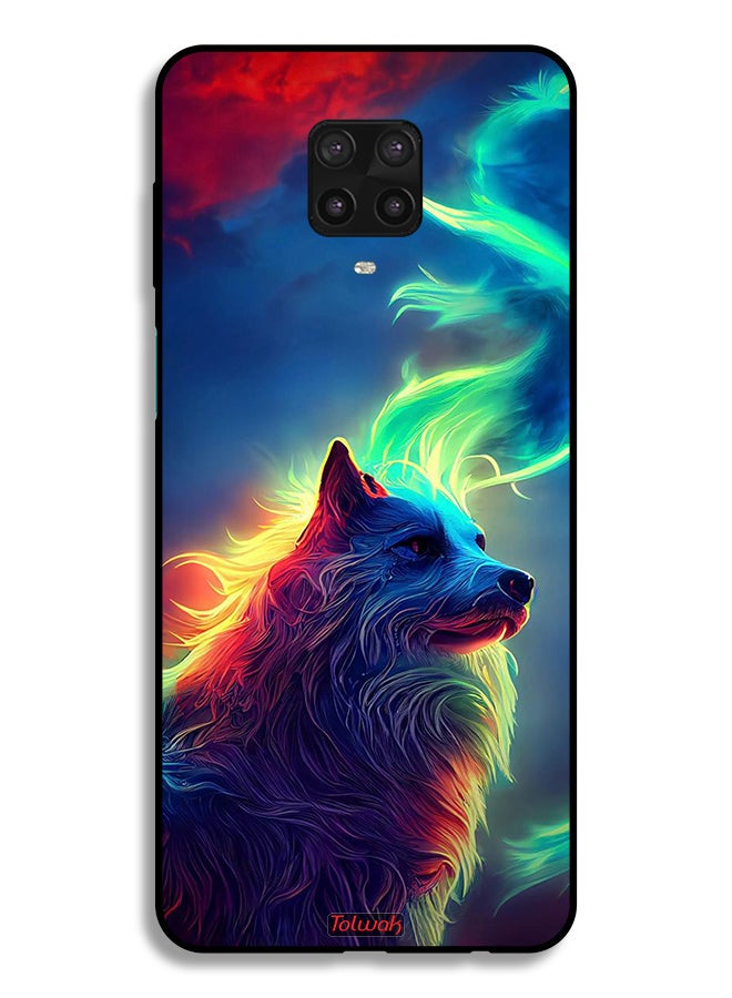 Tolwak Xiaomi Redmi Note 9S Protective Case Cover Wolf - Image 2