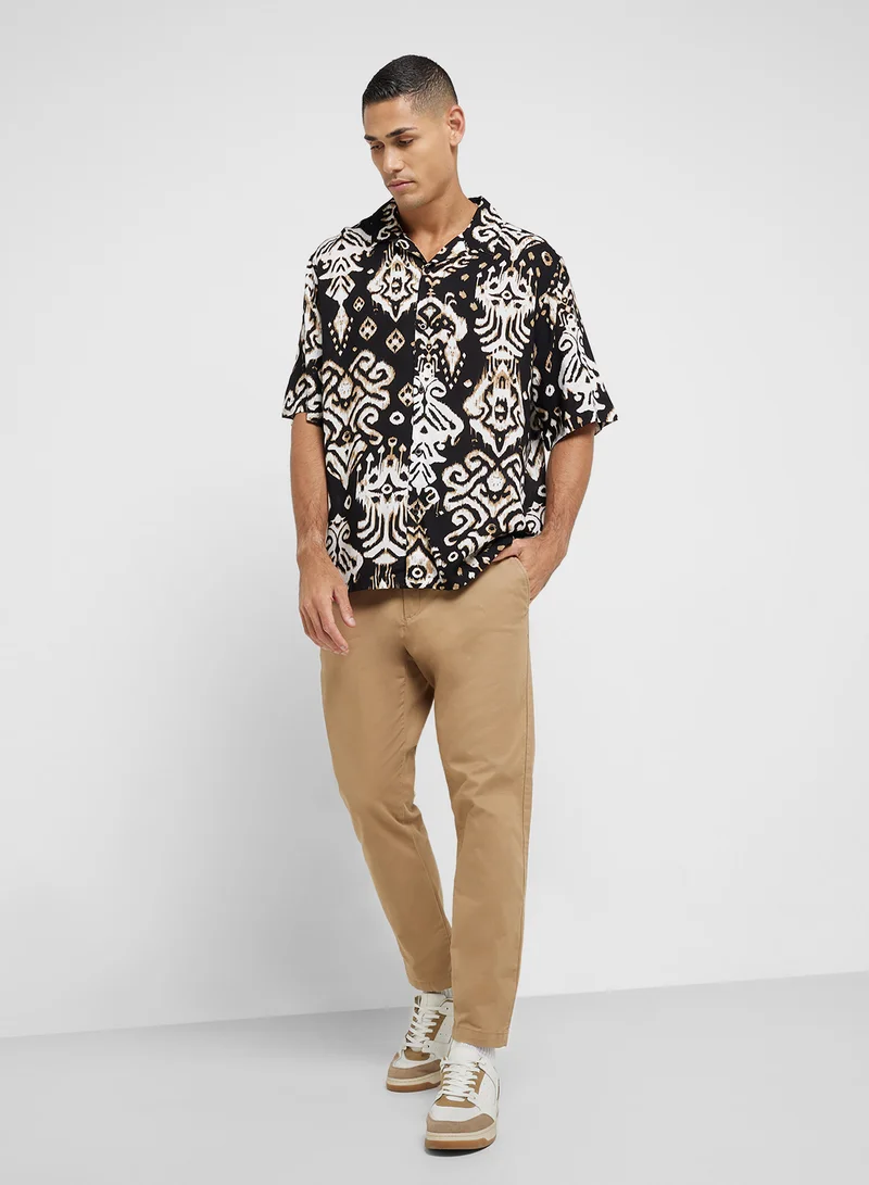 Robert Wood Resort Print Shirt
