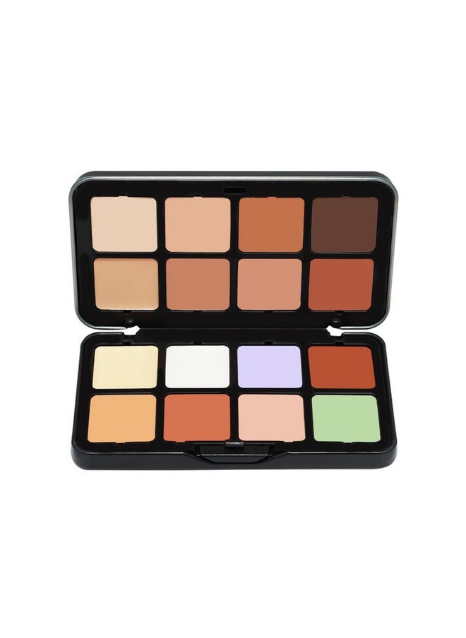 Fashion Colour - Glamorous Full Coverage Concealer Corrector Contour Palette | Creamy Texture Moisturizing & Lasting | Easy To Blend & Lightweight Concealer For Face Makeup (32Gm) - Image 1