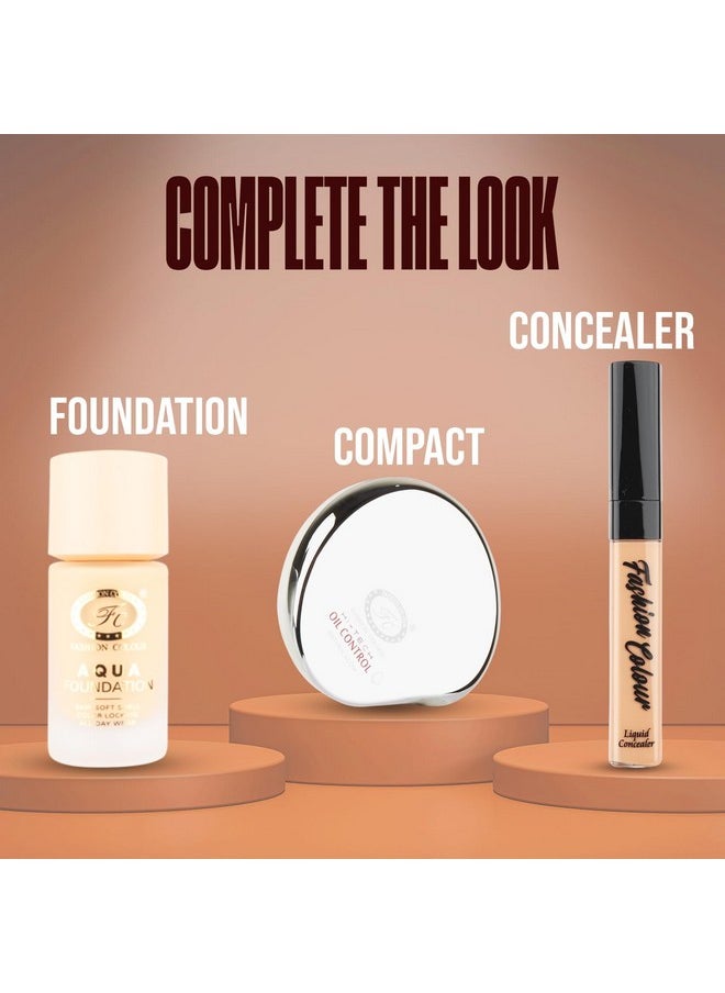 Fashion Colour - Glamorous Full Coverage Concealer Corrector Contour Palette | Creamy Texture Moisturizing & Lasting | Easy To Blend & Lightweight Concealer For Face Makeup (32Gm) - Image 1