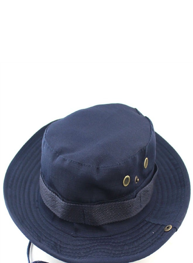 Loquat MulMen's And Women's Sun Protection Navy blue  - Image 2