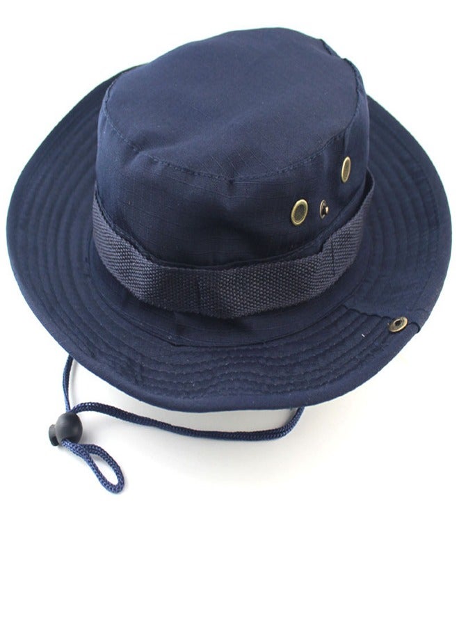 Loquat MulMen's And Women's Sun Protection Navy blue  - Image 3