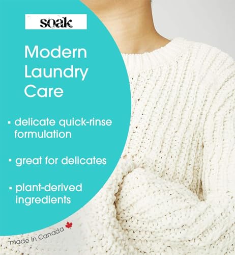 Soak Laundry Soap – No Rinse, Plant Derived Hand Wash Detergent - 90 ml / 3 fl. oz, (Lacey) - Image 3