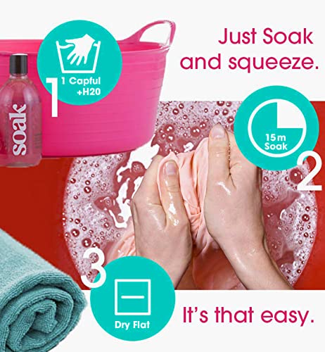 Soak Laundry Soap – No Rinse, Plant Derived Hand Wash Detergent - 90 ml / 3 fl. oz, (Lacey) - Image 2