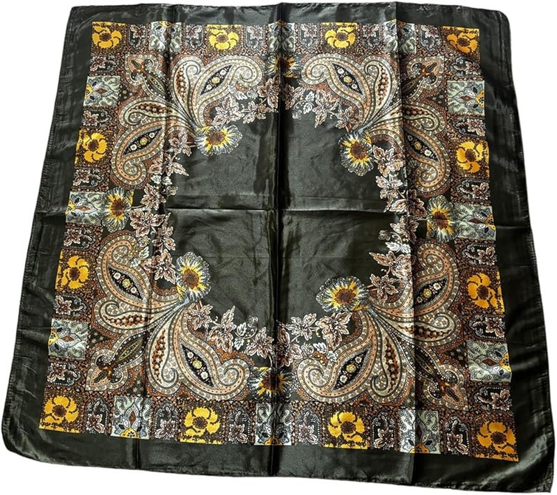 Lightweight Paisley Print Scarf For Women And Men In 3 Colors - Image 2