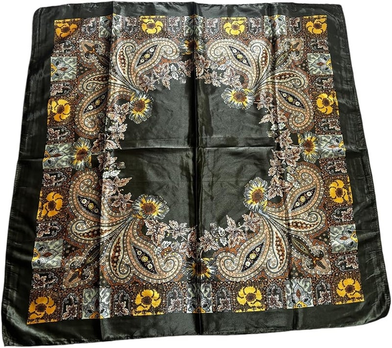 Lightweight Paisley Print Scarf For Women And Men In 3 Colors - Image 5