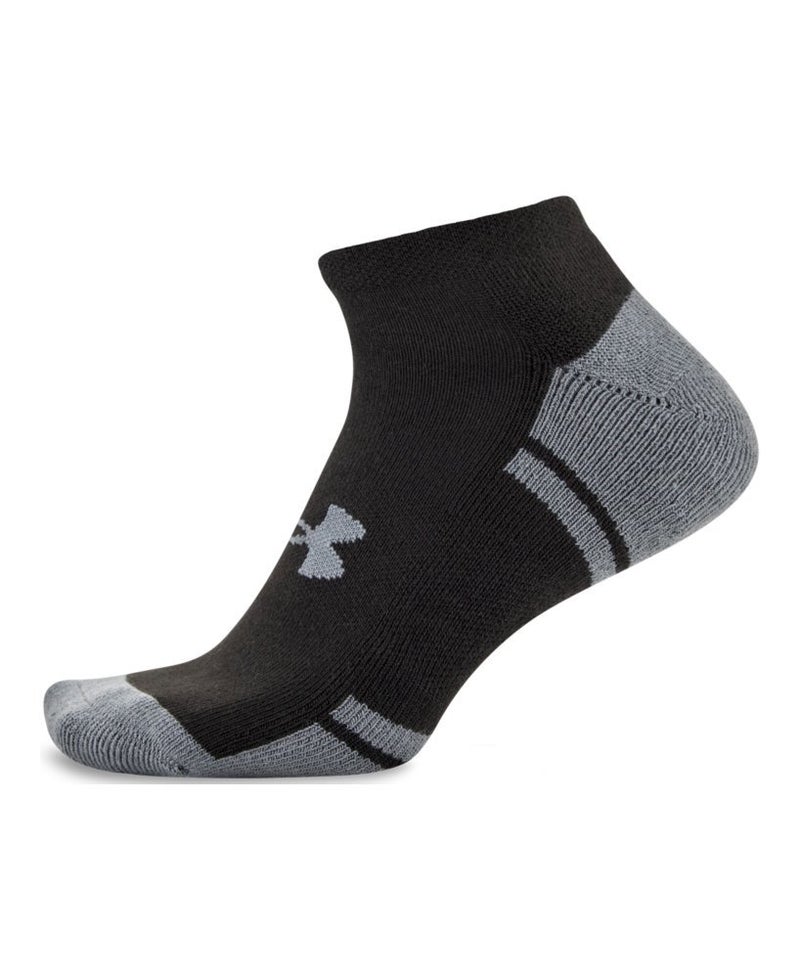 Under Armour Adult Resistor 3.0 No Show Socks, Multipairs , Black/Graphite (6-Pairs) , Medium - Image 3