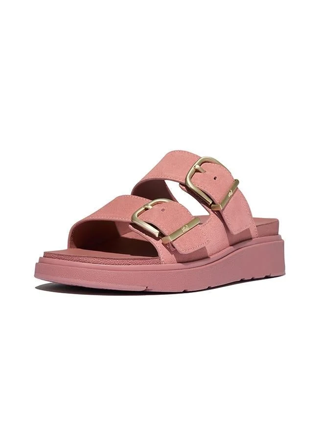 Fitflop GEN-FF BUCKLE TWO-BAR SUEDE SLIDES