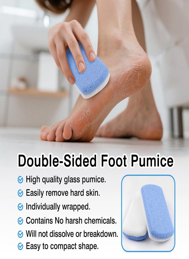 Ceemiaa Durable Callus Remover & Dual-Sided Foot Scrubber for Exfoliation and Pedicure ，2-Pack Glass Pumice Stones - Image 2