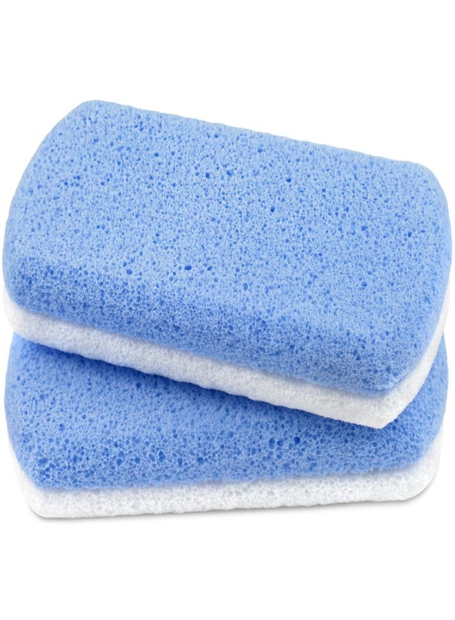 Ceemiaa Durable Callus Remover & Dual-Sided Foot Scrubber for Exfoliation and Pedicure ，2-Pack Glass Pumice Stones - Image 1