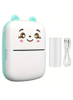 DubaiGallery Mini Photo Printer With 1 Rolls Of Paper, Portable Thermal Printer For Android Or IOS APP, Inkless Printer Gift For Kids, Friends, Used In Home, Office, Study, Work List Printing  - Image 1