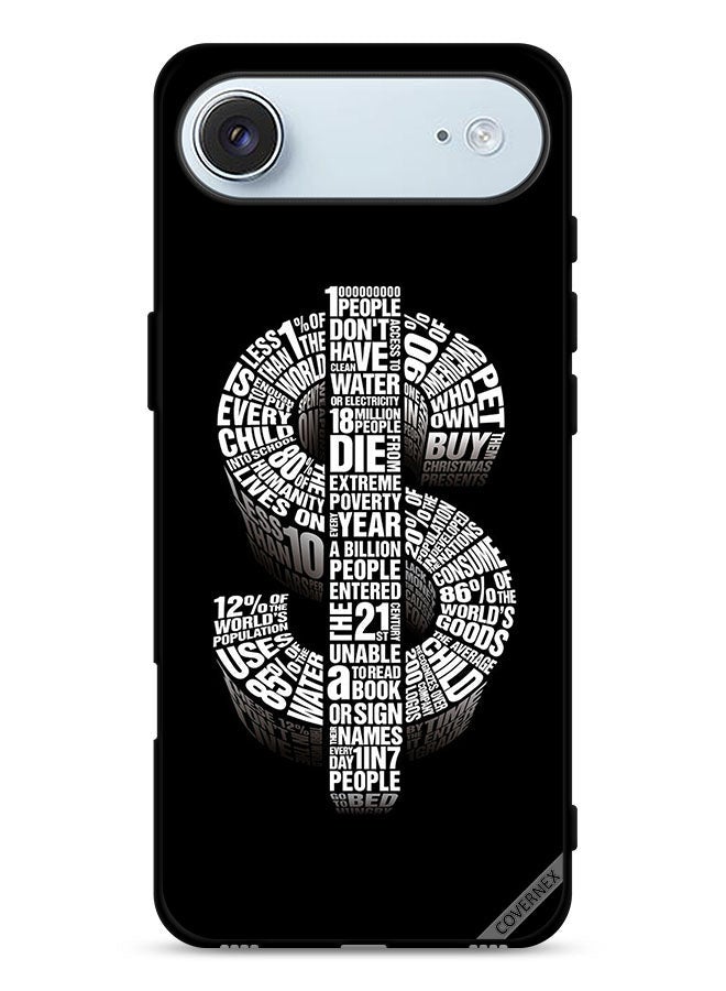 Covernex Apple iPhone Air Protective Case Cover Calligraphy Dollar - Image 1
