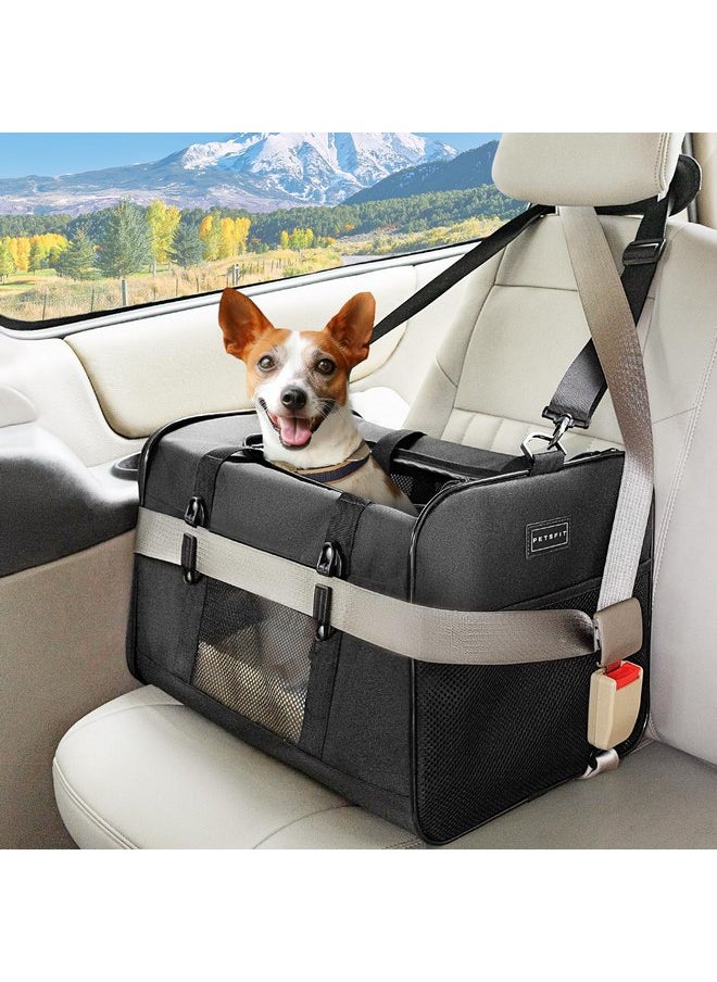 Petsfit Petsfit 19x12x12 Pet Carrier for Large Cats (up to 20 lbs), Soft-Sided Small Dog Travel Carrier, Upgraded with Patented Buckle and Soft Padding, Ideal for Car Road Trips,Black  - Image 1