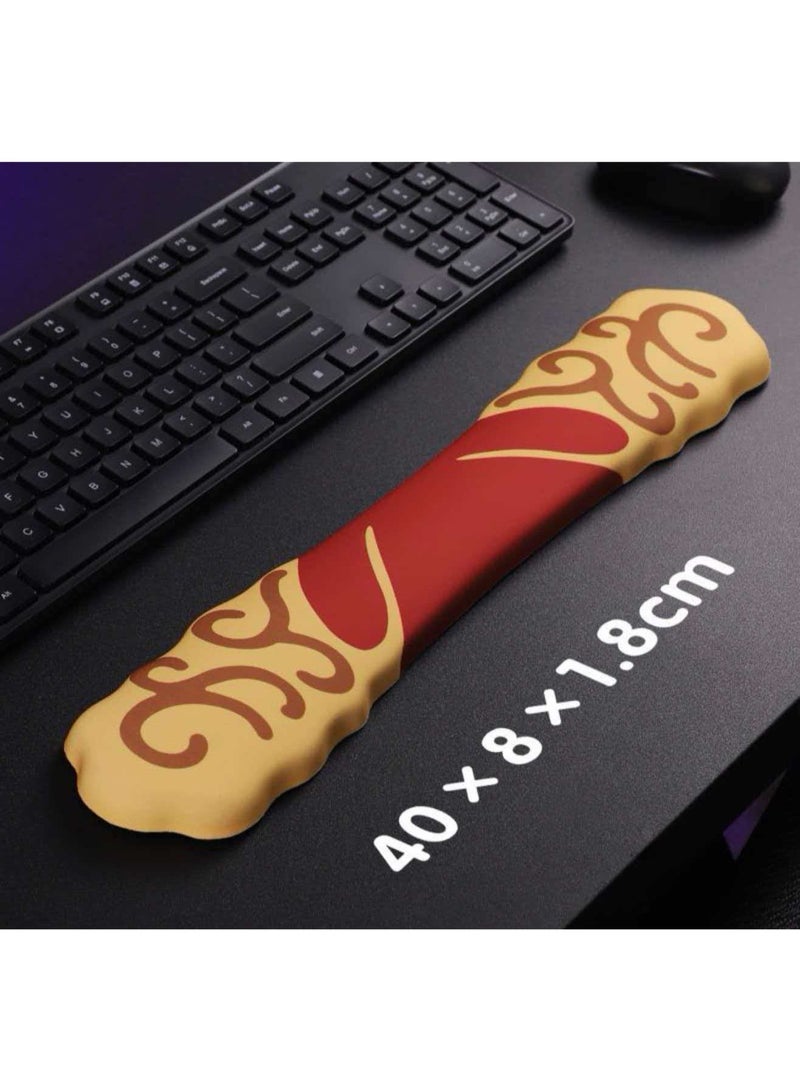 Cloud Wrist Rest Set, Monkey King Keyboard Palm Rest + Cloud Mouse Wrist Cushion, Slow Rebound Silicone Support For Office Gaming - Image 5