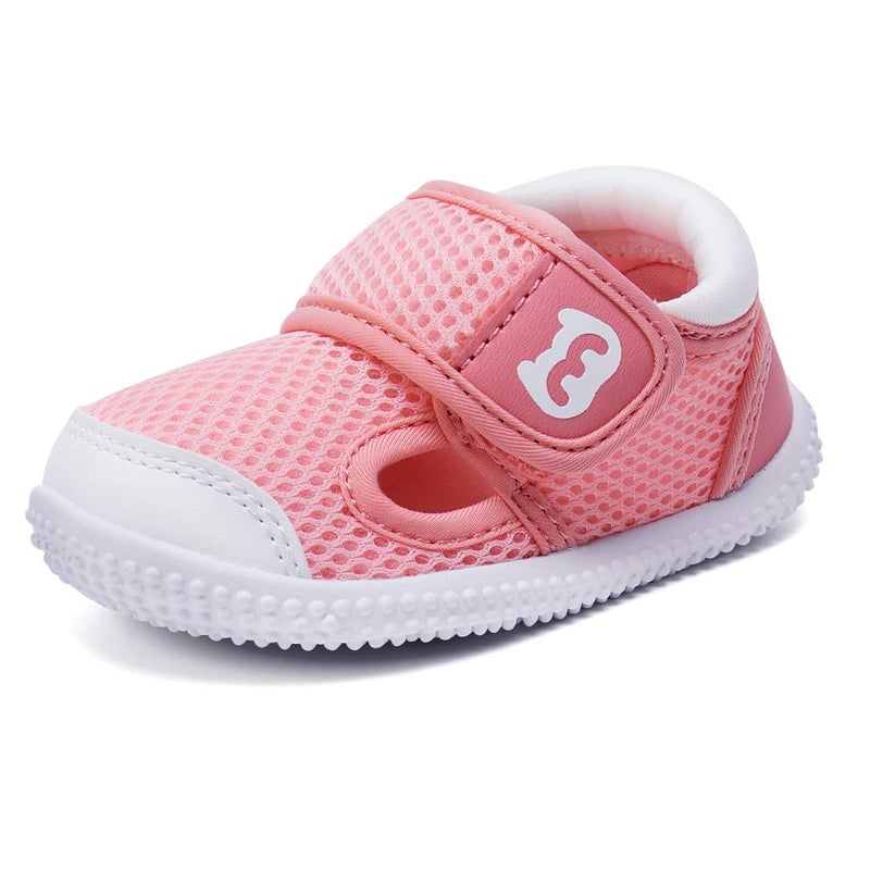BMCiTYBM BMCiTYBM Baby Walking Shoes Girls Boys Mesh First Infant Sneakers 6 9 12 18 24 Months Pink Size 612 Months Infant 