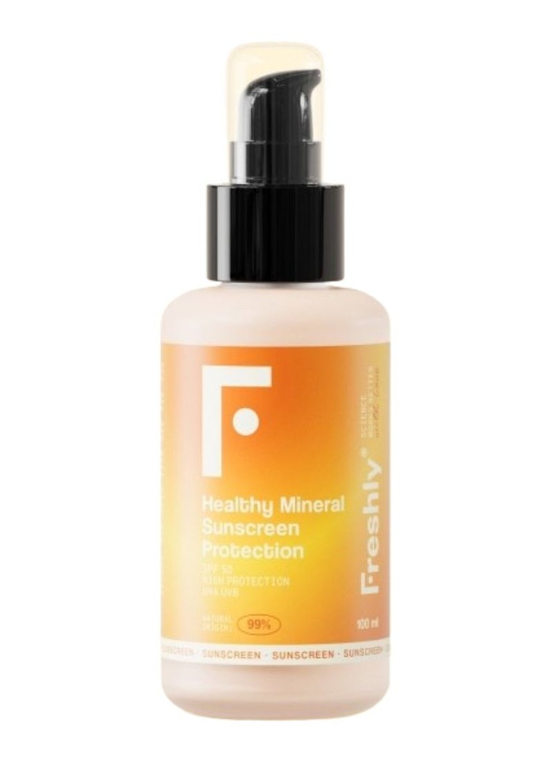 Freshly Healthy Mineral Protection Sunscreen SPF50+ Repairing 100ml - Image 1