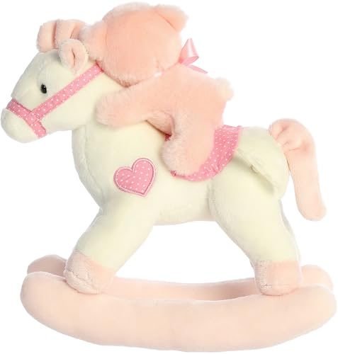 ebba حصان هزاز ميوزيكال مدهش من أوراورا®! دمية محشوة للبنات - ترفيه موسيقي - لعب ممتع - وردي 12 بوصة - Image 2