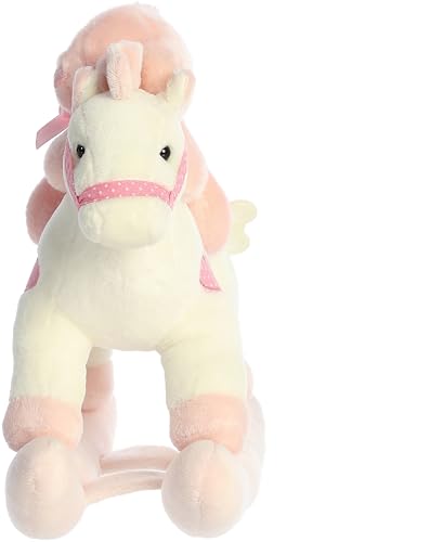 ebba حصان هزاز ميوزيكال مدهش من أوراورا®! دمية محشوة للبنات - ترفيه موسيقي - لعب ممتع - وردي 12 بوصة - Image 5