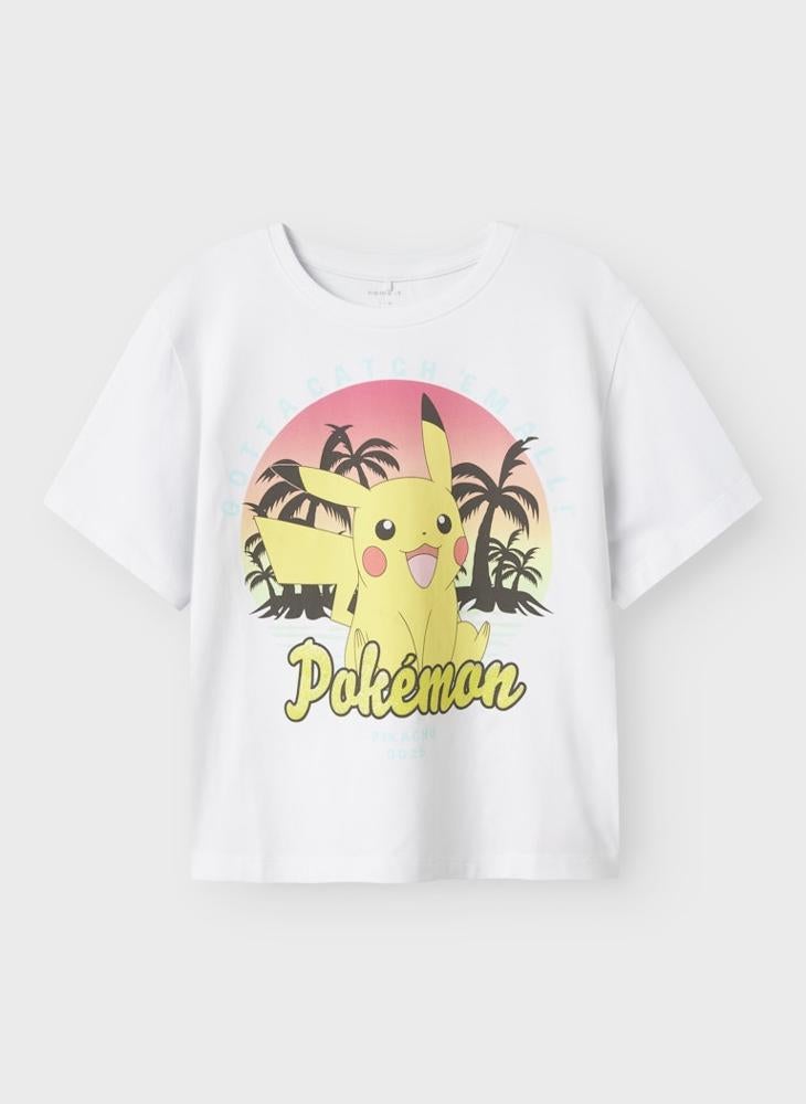 نيم ات Kids Pokemon Crew Neck T-Shirt  - Image 2
