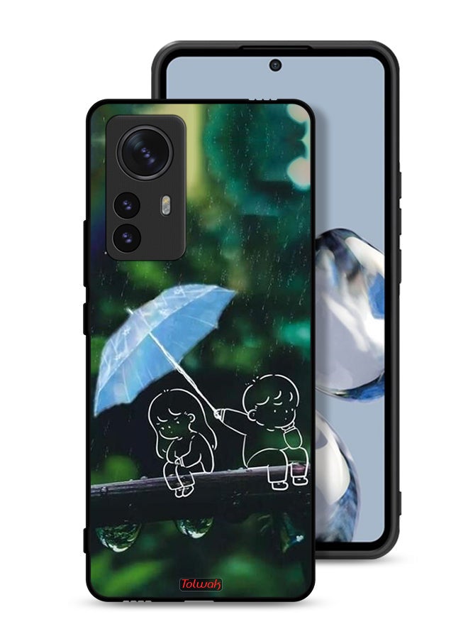 Tolwak Xiaomi 12S Pro Protective Case Cover Couple Abstract Art - Image 1