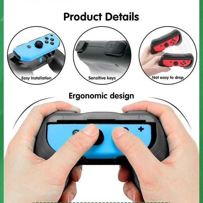 Switch Controller Grip, Joy Con Grip for Nintendo Switch Joycon Controller Holder Ergonomic Nintendo Joy Con Grip Holder Protective Case Joy-Con Grip Holder Accessory for All Switch Console - Image 3