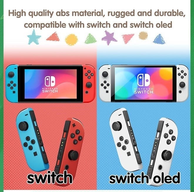 Switch Controller Grip, Joy Con Grip for Nintendo Switch Joycon Controller Holder Ergonomic Nintendo Joy Con Grip Holder Protective Case Joy-Con Grip Holder Accessory for All Switch Console - Image 5