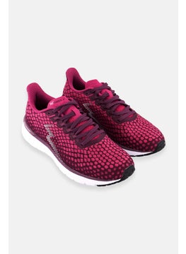 361 Degrees Women Fierce Lace up Running Shoes, Maroon  - Image 1