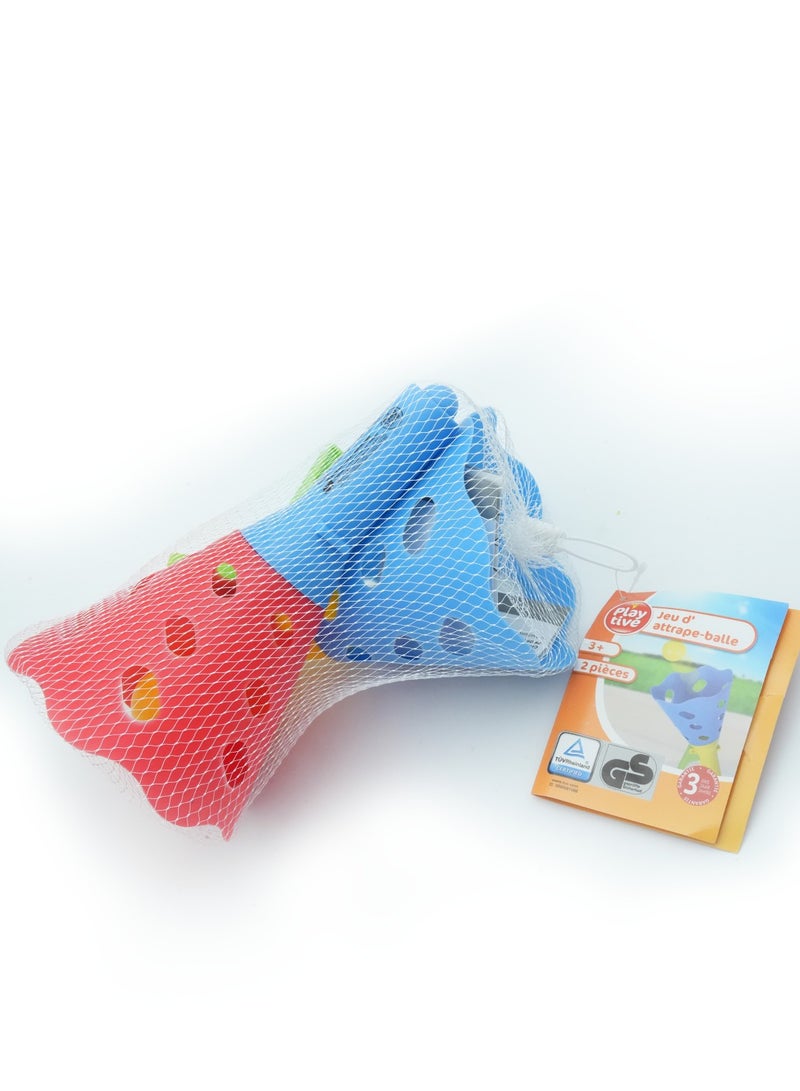 Playtive Pop and Catch Ball Game Set. Includes 2 Catch Launcher Baskets and 2 Balls. Interactive Throw and Catch Toy for Kids. Indoor & Outdoor Fun. Enhances Hand-Eye Coordination and Motor Skills Ideal for Ages 3+ - Image 3