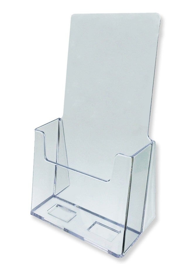 AZM Displays 2 Pack Brochure Holder Literature Display for 4x9" Clear Acrylic AZM Displays - Image 1