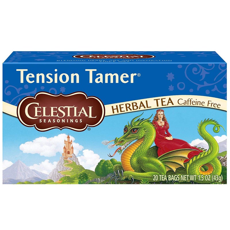 CELESTIAL SEASONINGS Pack of 2 x Celestial Seasonings Herbal Tea - Tension Tamer - Caffeine Free - 20