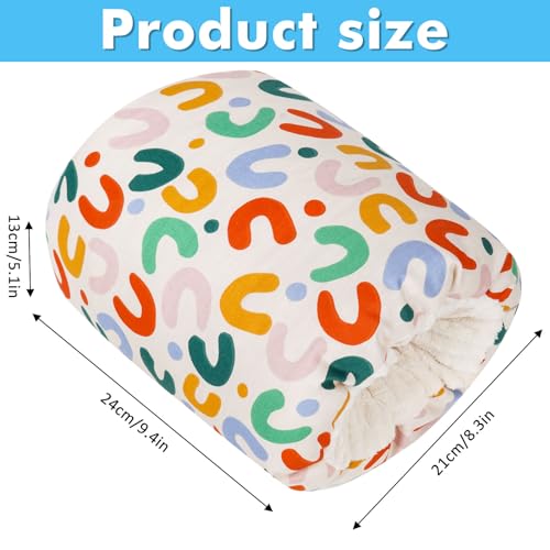 TEUOPIOE Baby Feeding Arm Pillow,Soft Cotton Bottle Nursing Arm Pillows for Newborn,Breastfeeding Pillows for More Support for Mom and Baby,Portable and Washable,Ergonomic Nursing Essentials(Rainbow) - Image 3