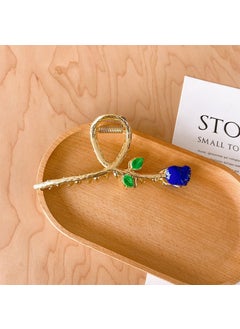 Enchanted Tulip Hair Claw Clip for SummerRoyal Blue Rose Royal Blue Rose