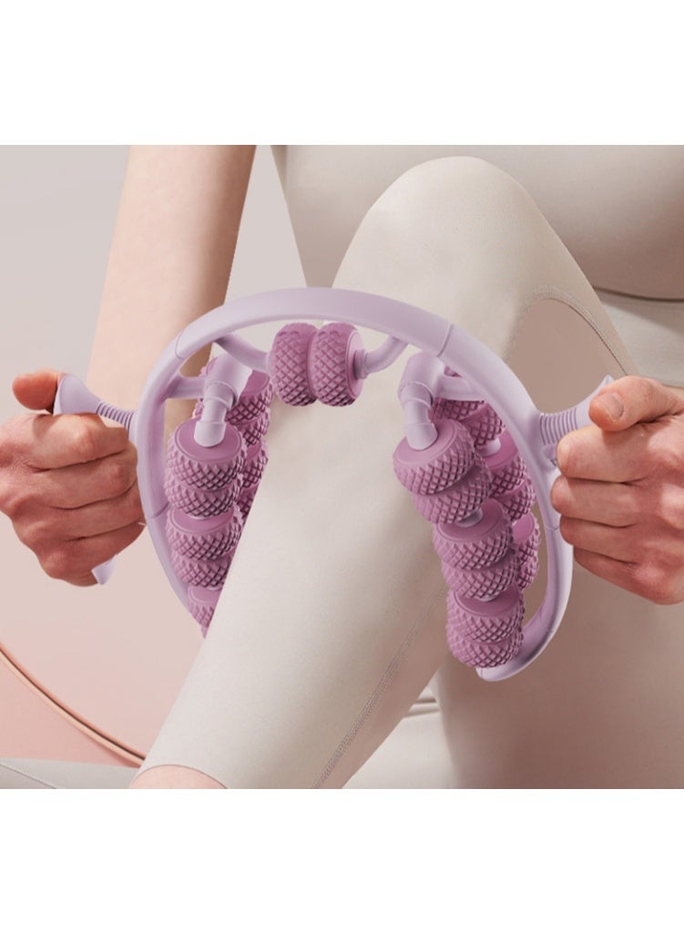 OASIS-TH 26 Wheel Cellulite Massager Roller Leg Muscle Massage Roller - Deep Tissue Massager with 26 Wheels - Trigger Point Tool to Relieve Arm, Calf, Thigh or Hand Soreness - Image 2