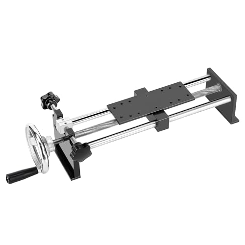 BAOSHISHAN Manual Force Test Stand Manual Tension Push Pull Test Stand Horizontal Spiral Type Stroke 220mm with 1 x HJJ-001 Clamp (APW) - Image 1